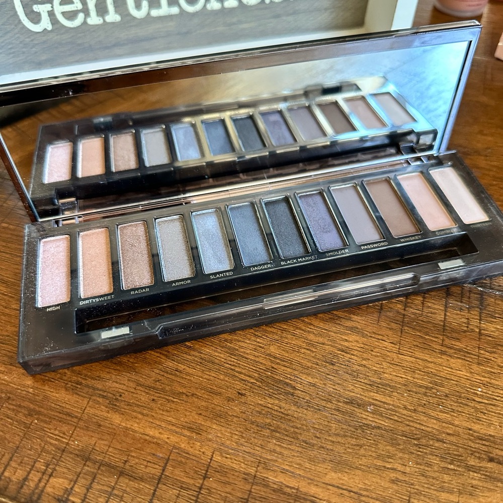 Urban Decay Smoky Eye Palette with Neutral and Dark Shades